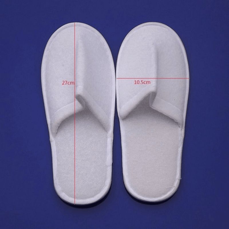 1Par Closed Toe Vita Disposable Hotel Tofflor Spa Tofflor