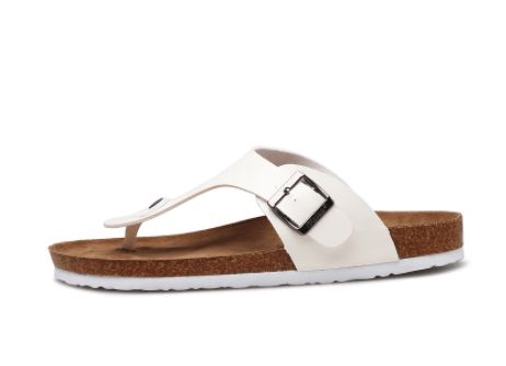 Män Andas Halkfri Korkbotten Beach Flip Flops Casual Tofflor