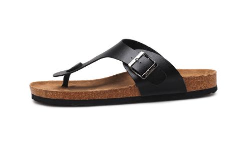 Män Andas Halkfri Korkbotten Beach Flip Flops Casual Tofflor