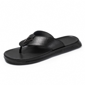 Män Andas Halkfria Bekväma Flip Flops Casual Strandtofflor