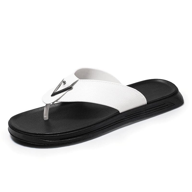 Män Andas Halkfria Bekväma Flip Flops Casual Strandtofflor