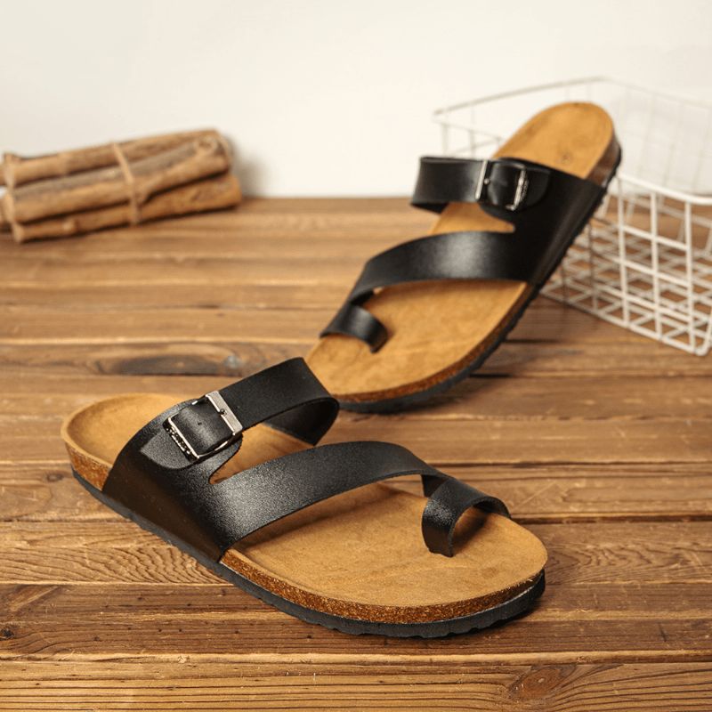 Män Andas Non Slip Flip Soft Sole Beach Casual Tofflor