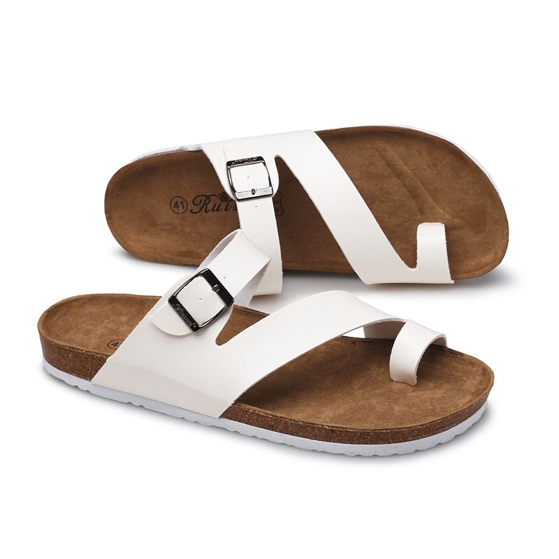 Män Andas Non Slip Flip Soft Sole Beach Casual Tofflor