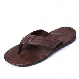 Män Kohud Andas Halkfria Flip Flops Casual Beach Tofflor