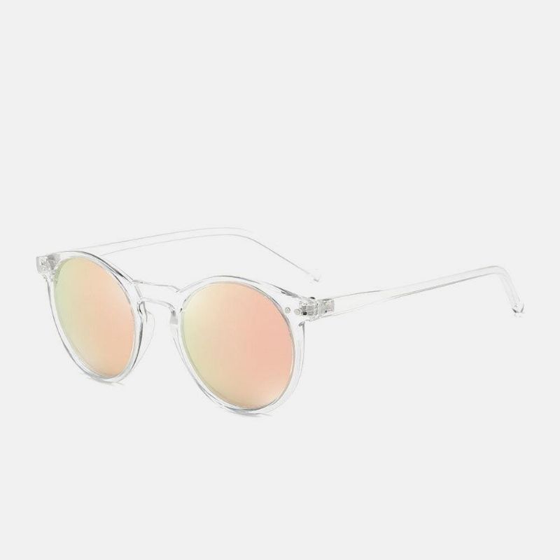 Unisex Gradient Lens Transparent Full Frame Polarized Uv-Skyddsbelagda Solglasögon