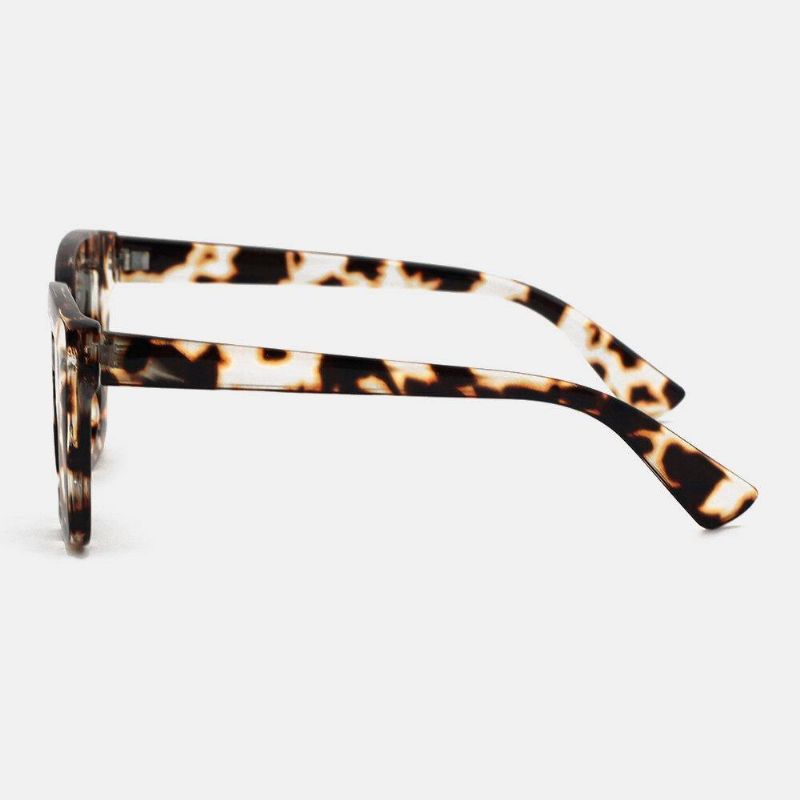 Unisex Leopard Thicken Full Frame Casual Uv-Skydd Polariserade Solglasögon