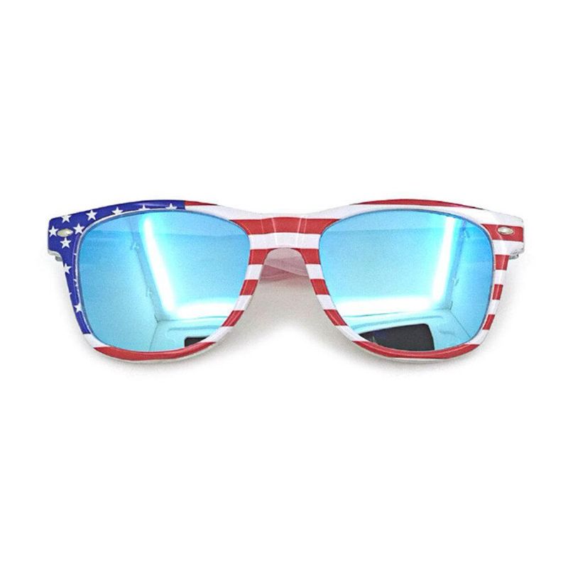 Unisex Patriotic Polarspex Polarized 80-Tals Retro Trendiga Snygga Solglasögon