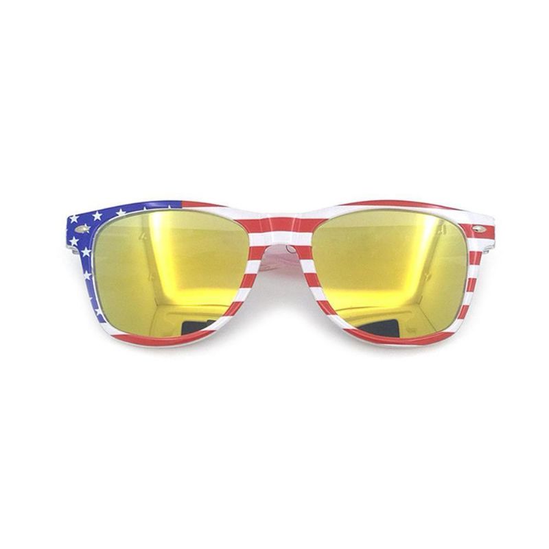 Unisex Patriotic Polarspex Polarized 80-Tals Retro Trendiga Snygga Solglasögon