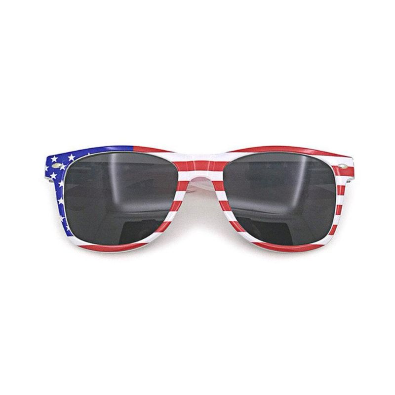 Unisex Patriotic Polarspex Polarized 80-Tals Retro Trendiga Snygga Solglasögon