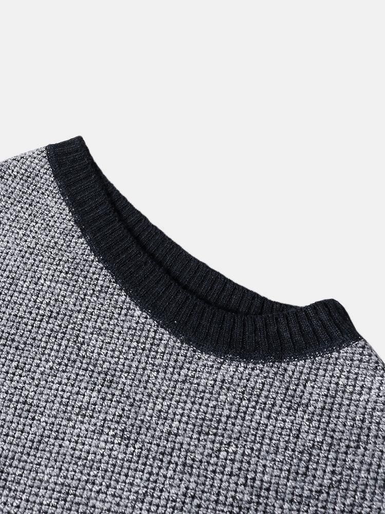 Knit Zip Front Slant Ficka Tjock Varma Ärmlösa Västar