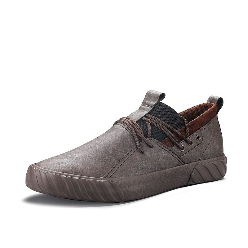 Män Comfy Micorifber Läder Halkfri Mjuk Sula Low Top Casual Sneakers