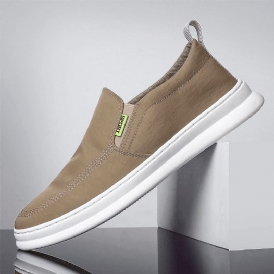 Män Ice Silk Cloth Andningsbara Körskor Slip On Skate Sneakers