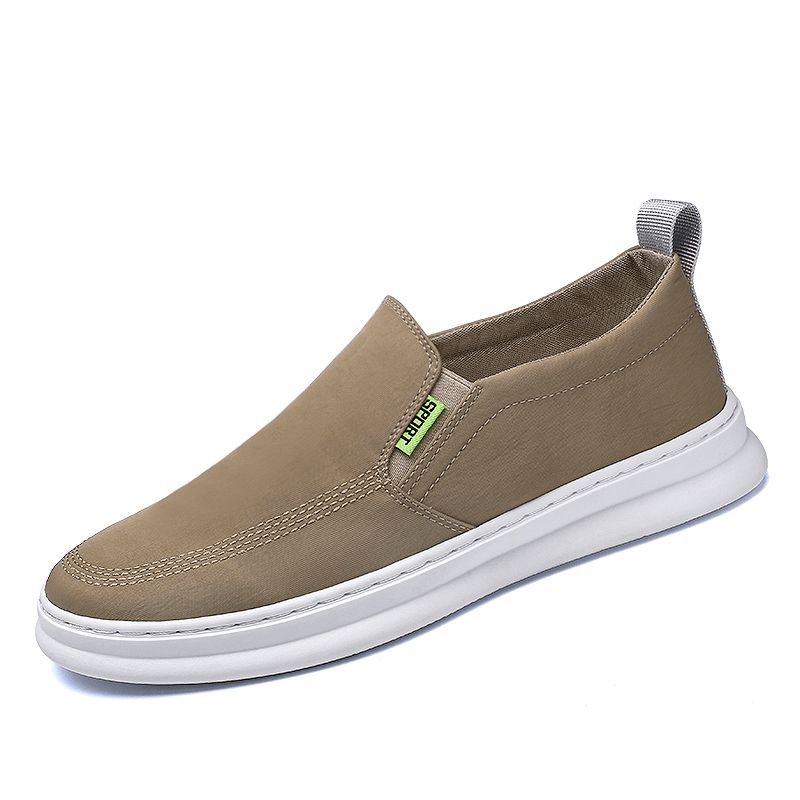 Män Ice Silk Cloth Andningsbara Körskor Slip On Skate Sneakers