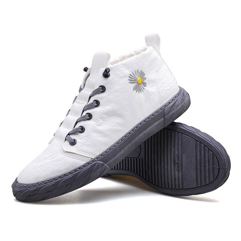 Män Vattentät Andas High Top Paraply Cloth Casual Sneakers