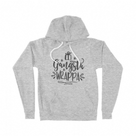 Gangsta Wrappa Hoodie I Unisex Sponge Fleece