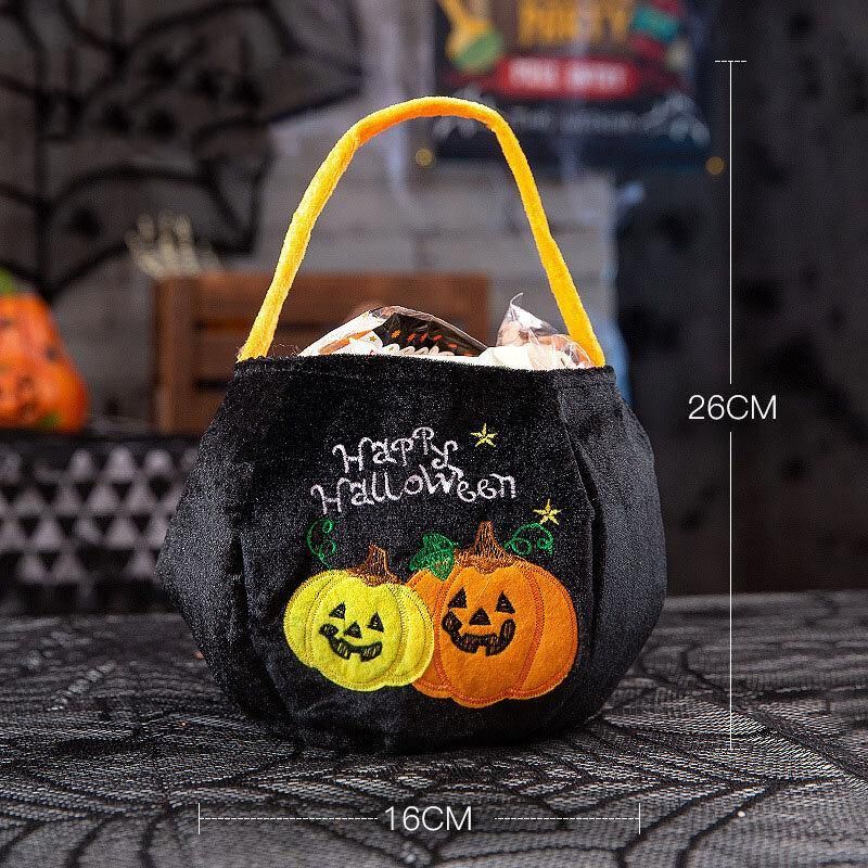 Barn Halloween Stil Mönster Casual Gå Ut Candy Sugar Carry Bag Handväska