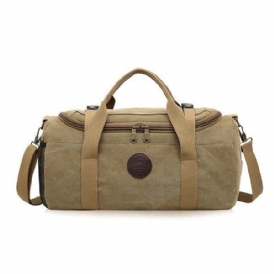 Män Rese Duffle Bag Business Holdall Bag Outdoor Canvas Resväska