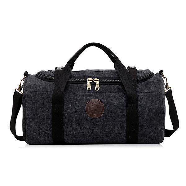 Män Rese Duffle Bag Business Holdall Bag Outdoor Canvas Resväska