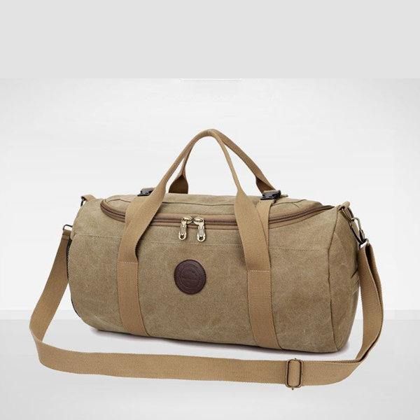 Män Rese Duffle Bag Business Holdall Bag Outdoor Canvas Resväska