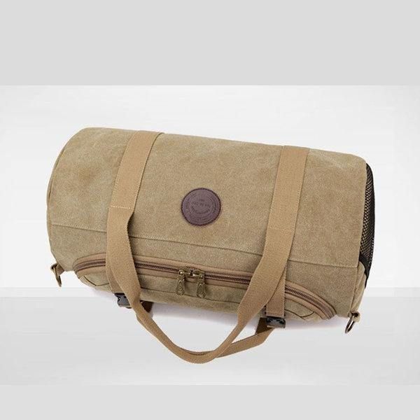 Män Rese Duffle Bag Business Holdall Bag Outdoor Canvas Resväska