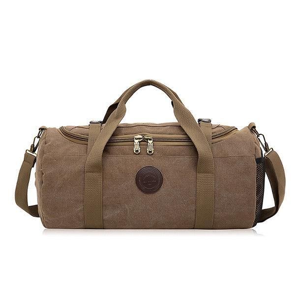 Män Rese Duffle Bag Business Holdall Bag Outdoor Canvas Resväska