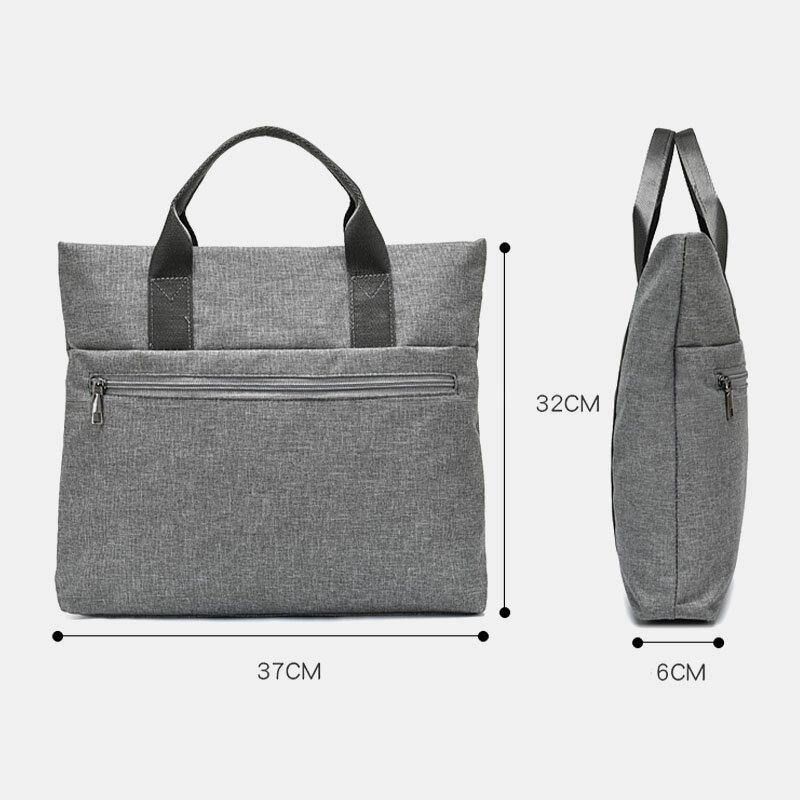 Mode Simpe Casual Hnadbag Business Bag Messenger Bag För Män Kvinnor