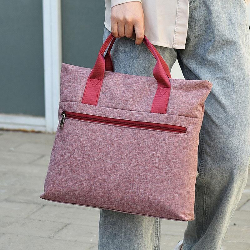 Mode Simpe Casual Hnadbag Business Bag Messenger Bag För Män Kvinnor