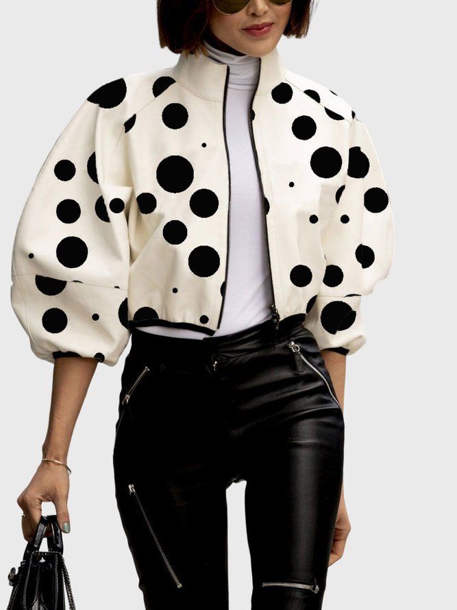 Polka Dots Urban Loosen Jacka