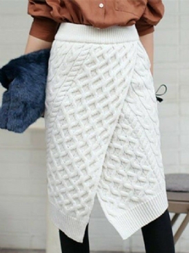 Daily Regular Fit Solid Skirt