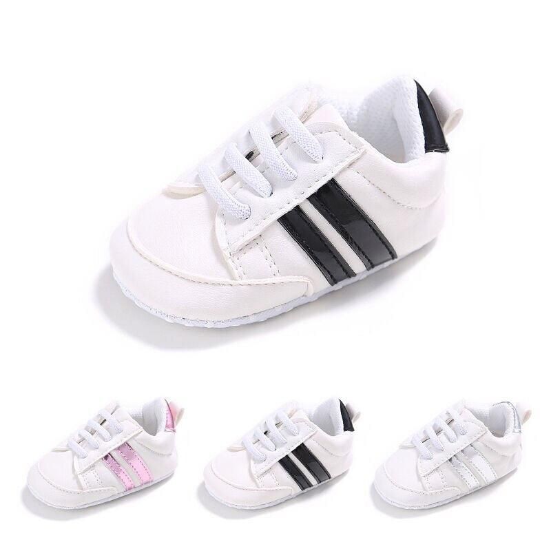 Unisex-Sneakers Med Mjuk Sula För Baby