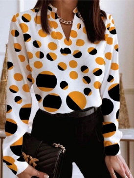 Daily Långärmad Urban Polka Dots Regular Fit Top