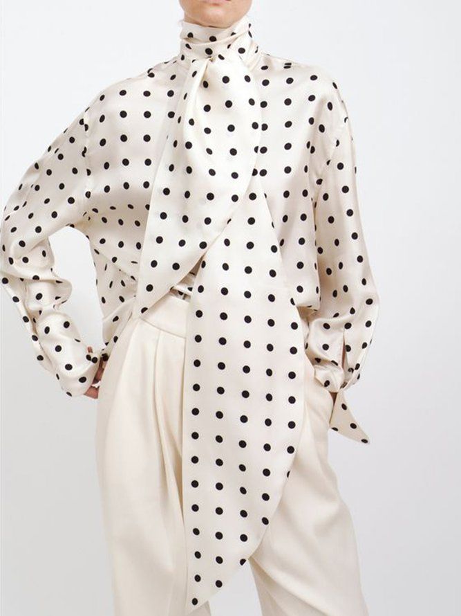 Statement Lossa Polka Dots Daily Top