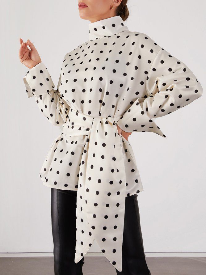 Statement Lossa Polka Dots Daily Top