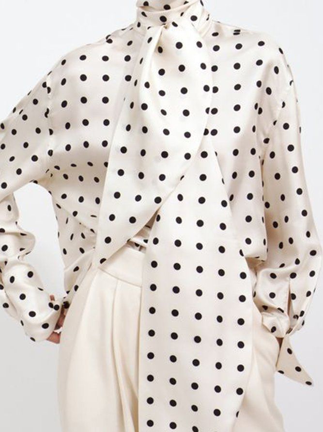 Statement Lossa Polka Dots Daily Top