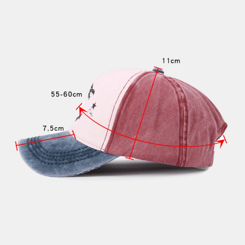 Unisex Fabrikat Gammal Piratskepp Ankarmönster Murgröna Keps Utomhus Solcreme Baseball Hattar Stretch Fit Keps