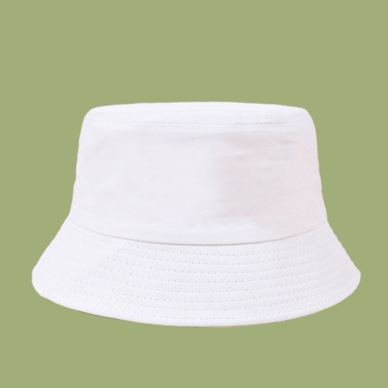 Unisex Flame Rose Broderi Solhatt Bomull Enkel Sunscreen Bucket Hat