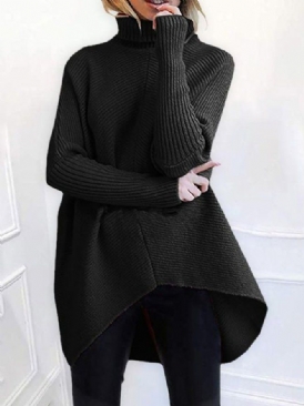 Långärmad Lös Turtleneck Urban Tröja