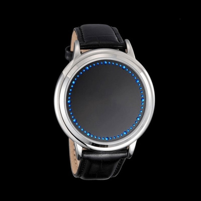 Alloy Mode Sport Led Touch Screen Watch Bälte Par Klocka För Män Kvinnor