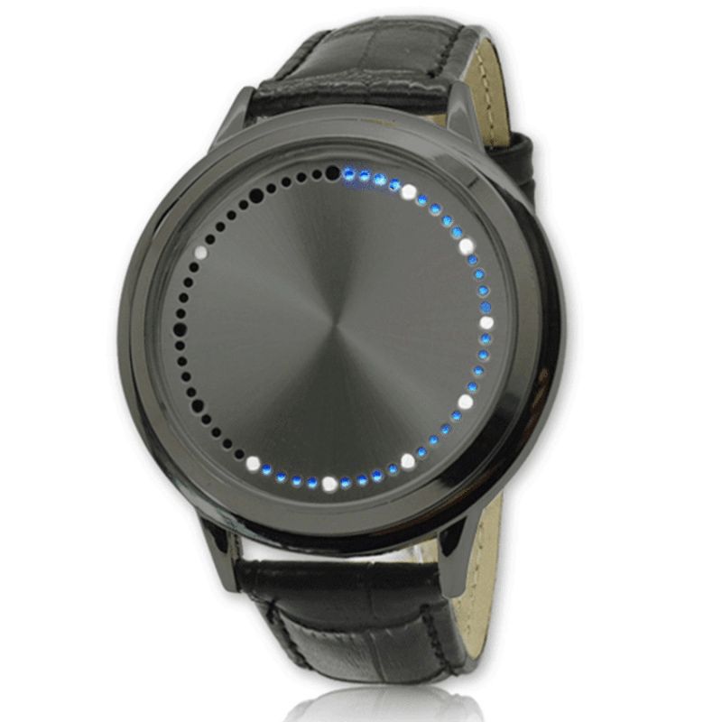 Alloy Mode Sport Led Touch Screen Watch Bälte Par Klocka För Män Kvinnor