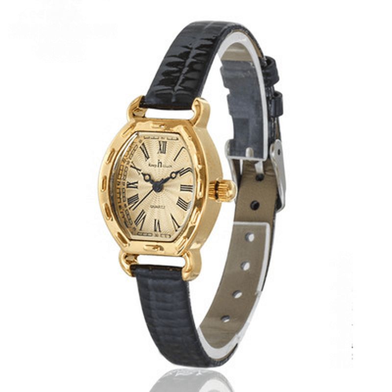 Deffrun Rectangle Dial Kvinnor Armbandsur Mode Casual Dam Kvartsur