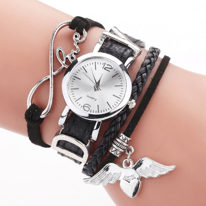 Duoya F1D262 Love Dress Dam Armband Watch Retro Style Kvartsur