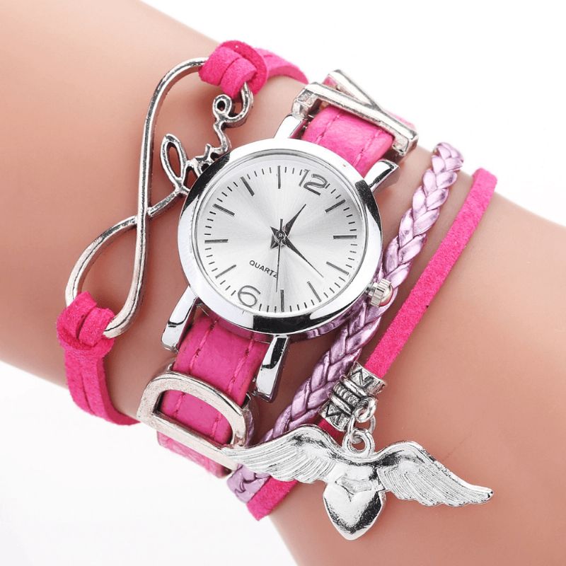 Duoya F1D262 Love Dress Dam Armband Watch Retro Style Kvartsur