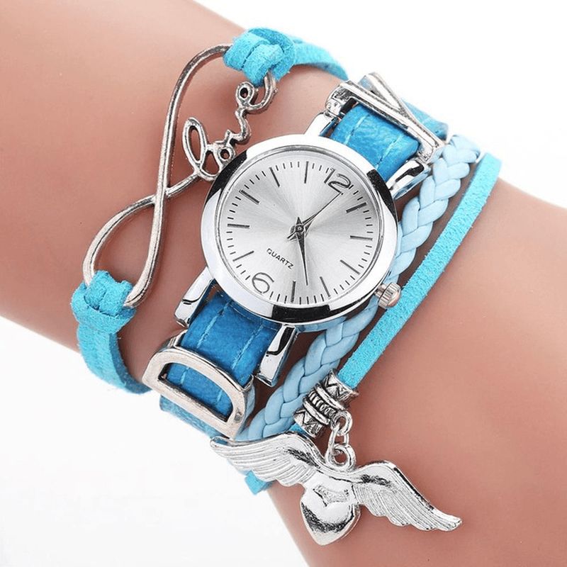 Duoya F1D262 Love Dress Dam Armband Watch Retro Style Kvartsur