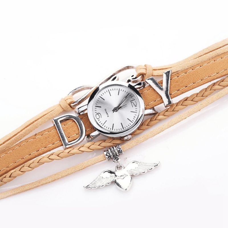 Duoya F1D262 Love Dress Dam Armband Watch Retro Style Kvartsur