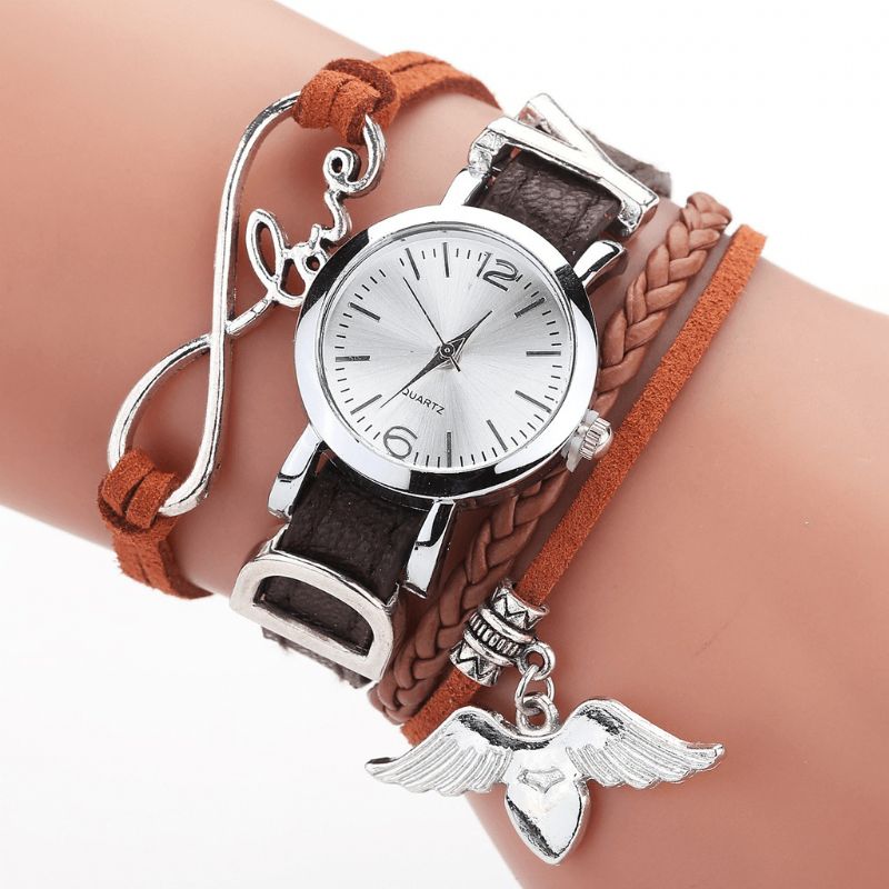 Duoya F1D262 Love Dress Dam Armband Watch Retro Style Kvartsur