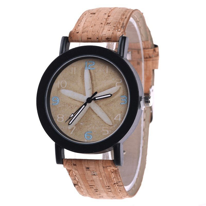 Fshion Damklocka Color Dial Retro Kvartsur