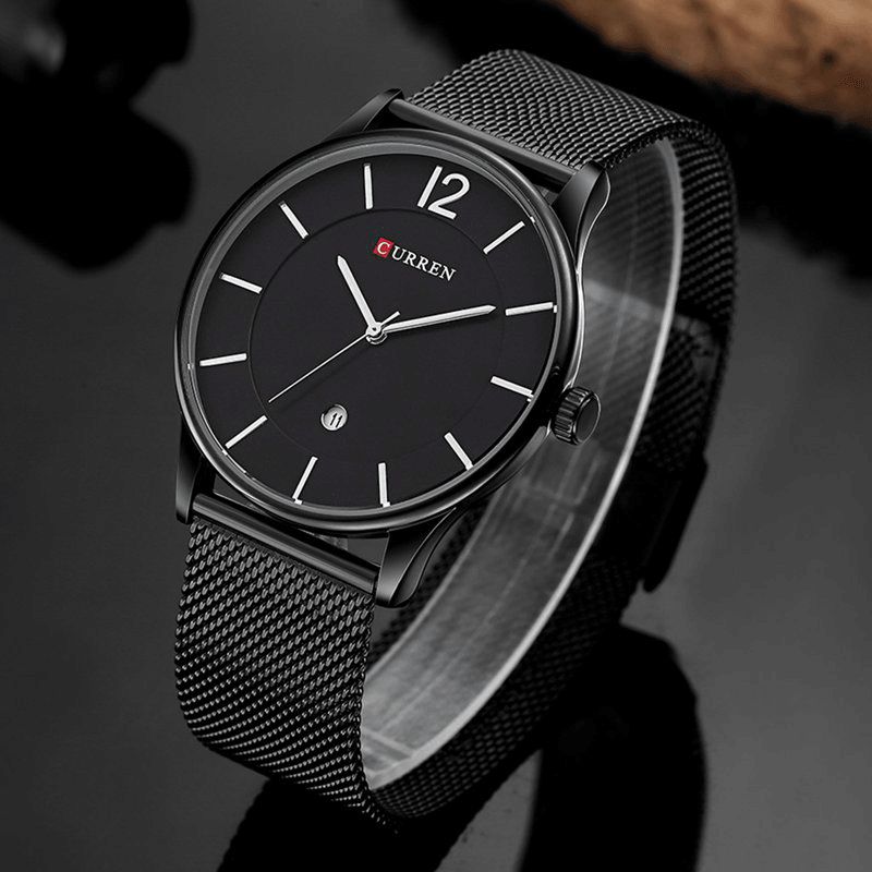 Herrklocka Ultra Tunn Enkel Lyx Manlig Quartz Armbandsur