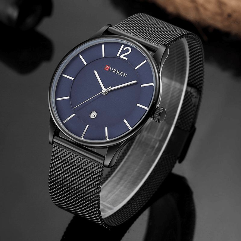 Herrklocka Ultra Tunn Enkel Lyx Manlig Quartz Armbandsur