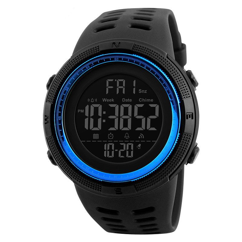 Honhx 62 Mode Märklocka Luminous Date Week Display Multi-Function Camouflage Sport Digital Watch