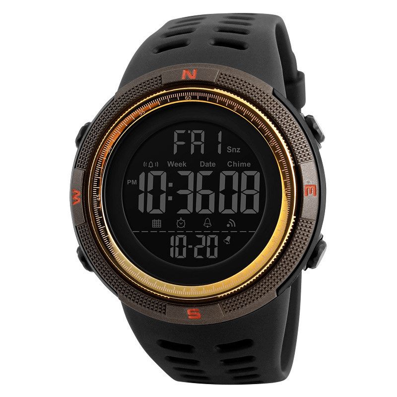 Honhx 62 Mode Märklocka Luminous Date Week Display Multi-Function Camouflage Sport Digital Watch